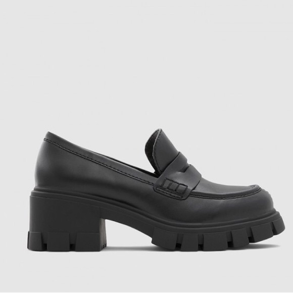 Call It Spring Shoes - Penny Mid Heel Round Block Call it Spring loafers